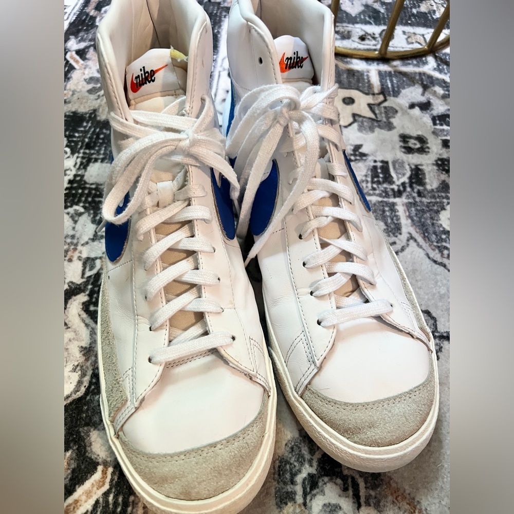 Nike Blazer Mid '77 Vintage Racer Blue High Top Sneaker Men’s Size 14 BQ6806 103 - Picture 6 of 10